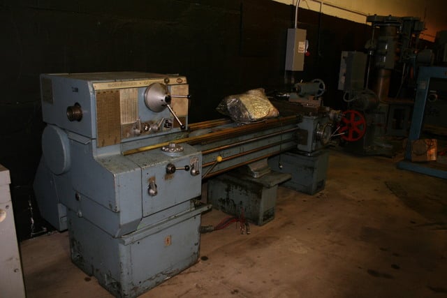 19" x 59" Boeringer Mag #VDF48L, engine lathe, 2.08" spindle bore, 4-jaw 12" chuck, inch/metric, Sony 2-Axis - Image 2