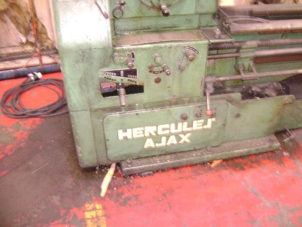 24"/33.75" x 120" Mazak #Hercules Ajax engine lathe, inch/metric, 3-jaw 15" chuck, hardened & ground bed - Image 3