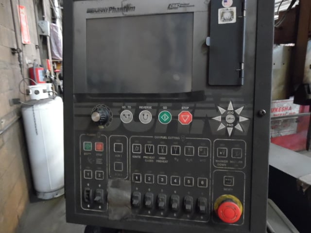 Messer #EdgeMate-EM100, oxygen cutting system, 9.6' x 13', Burny Phantom CNC, 2004 - Image 2