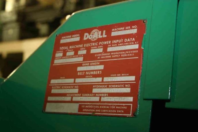 12" x 16" DoAll #C-80, horizontal band saw, 144" x 1" band, 60-350 FPM - Image 5