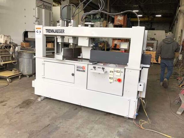 8-1/2" Trennjaeger #PCM-8 HD cold saw, 26" dia. blade, 52-166 FPM, hydraulic clamping, segemented saw blade - Image 1