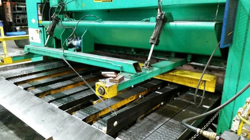 1/2" x 10' Cincinnati #5000FSU, hydraulic power squaring shear, 48" BG, 40 HP, 19-53 SPM, programmable - Image 2