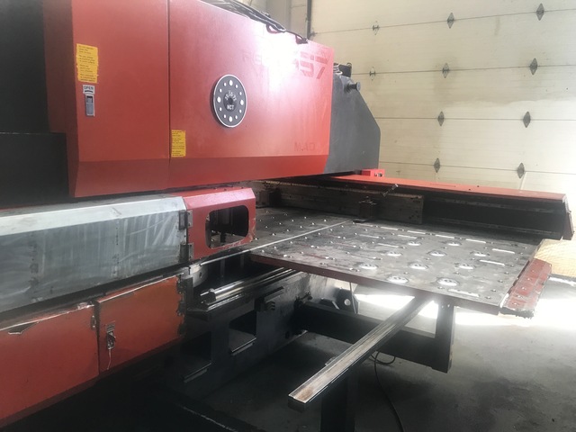 33 Ton, Amada #Pega-357, CNC turret punch, 58 stations, 50" x72", GE Fanuc 04PC, 1994 - Image 1