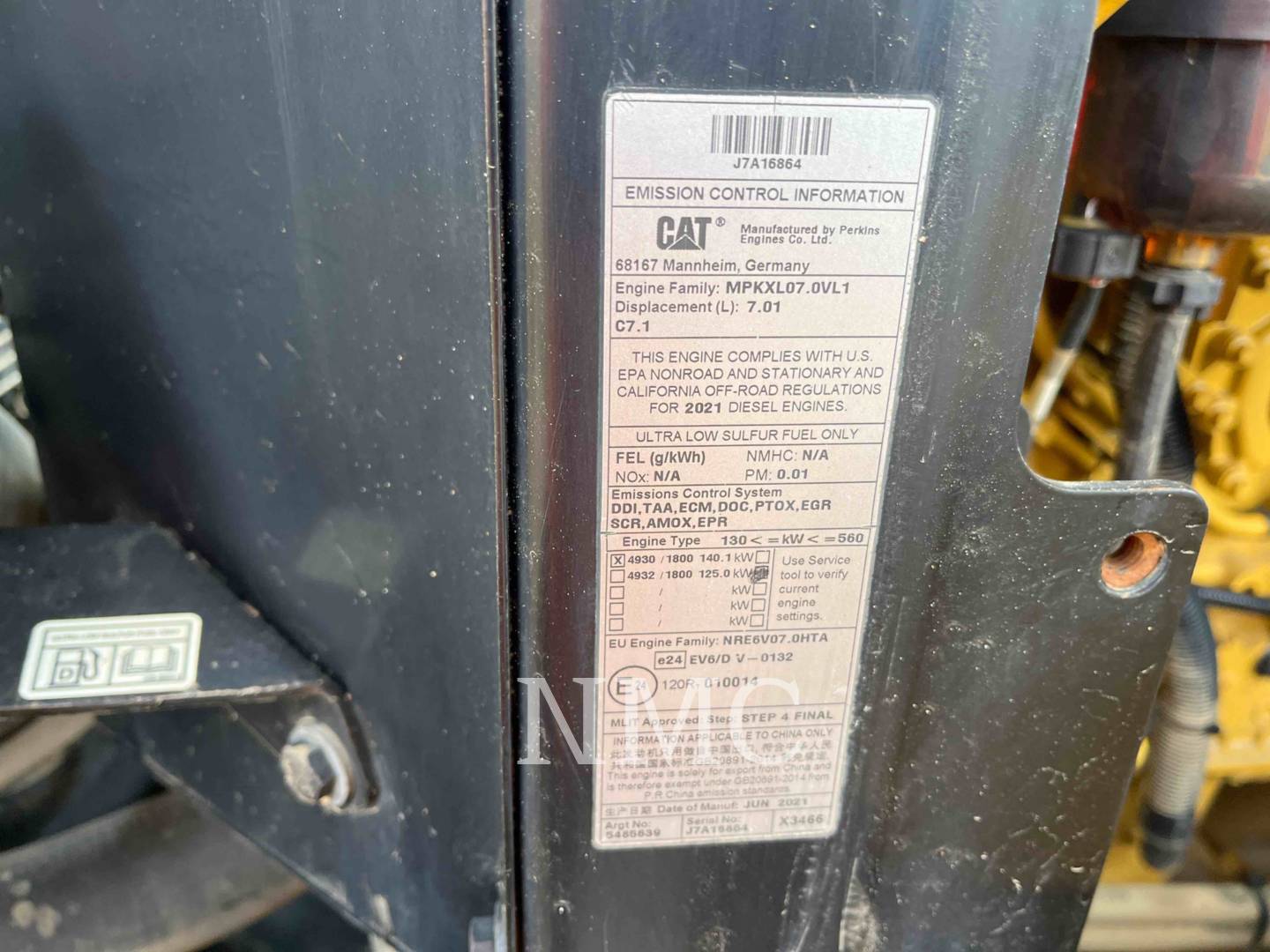 Cat 926M, Wheel Loader, 3764 hours, S/N: W5L01586, 2021 - Image 7