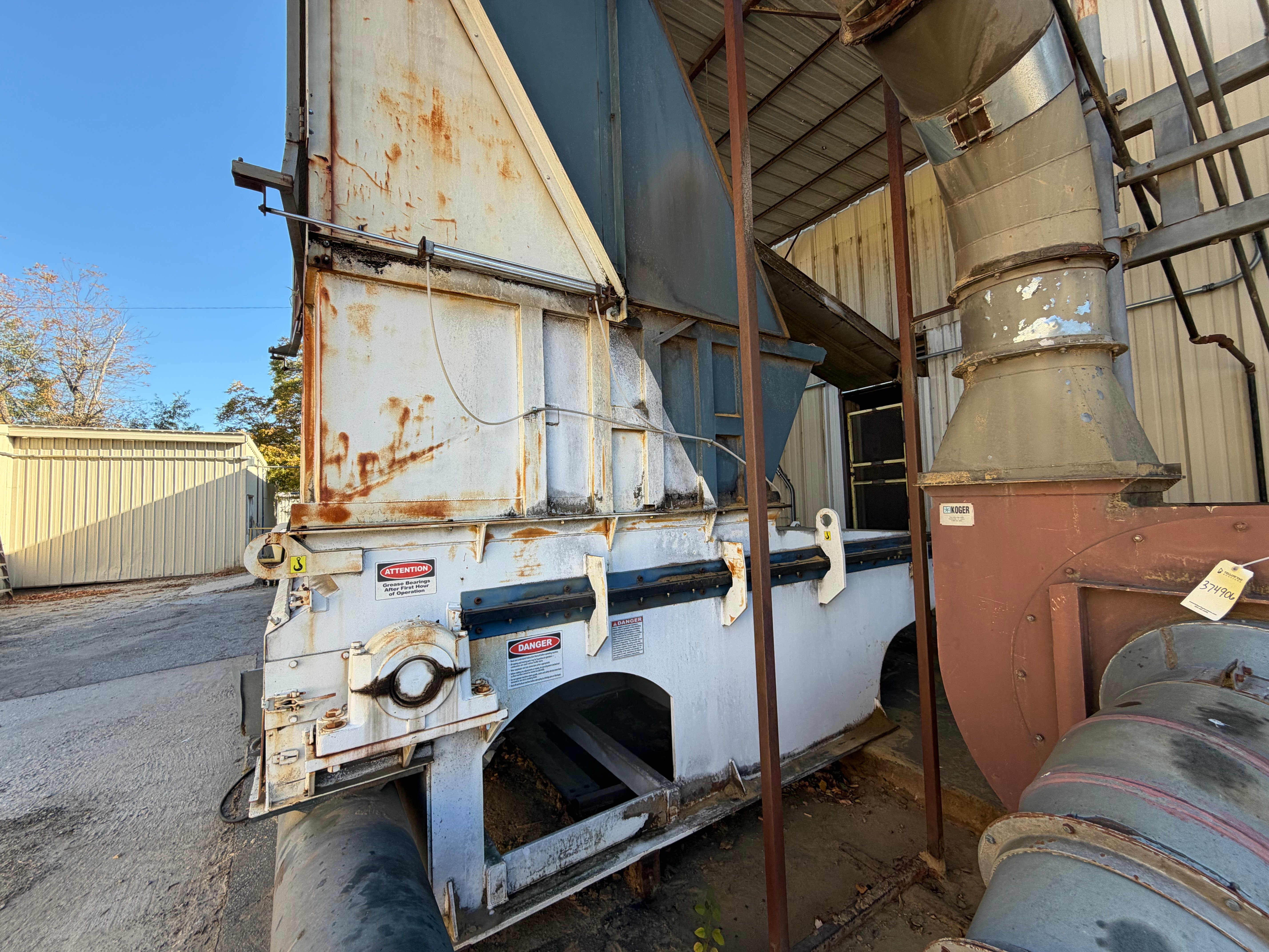 Vecoplan #RETECH-RG62-150, Wood Grinder, 62" rotor, 150 HP, heavy duty gearbox, infeed conveyor, 2016 - Image 5
