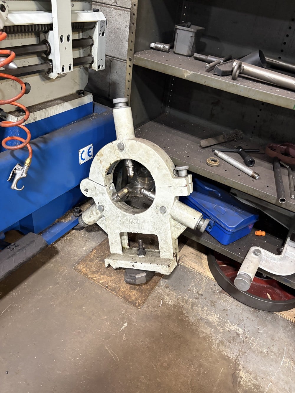 26" x 120" Knuth #Sinus-D-330/3000, engine lathe, 35" swing in gap, 17" swing over cross slide, 4.13" spindle - Image 7