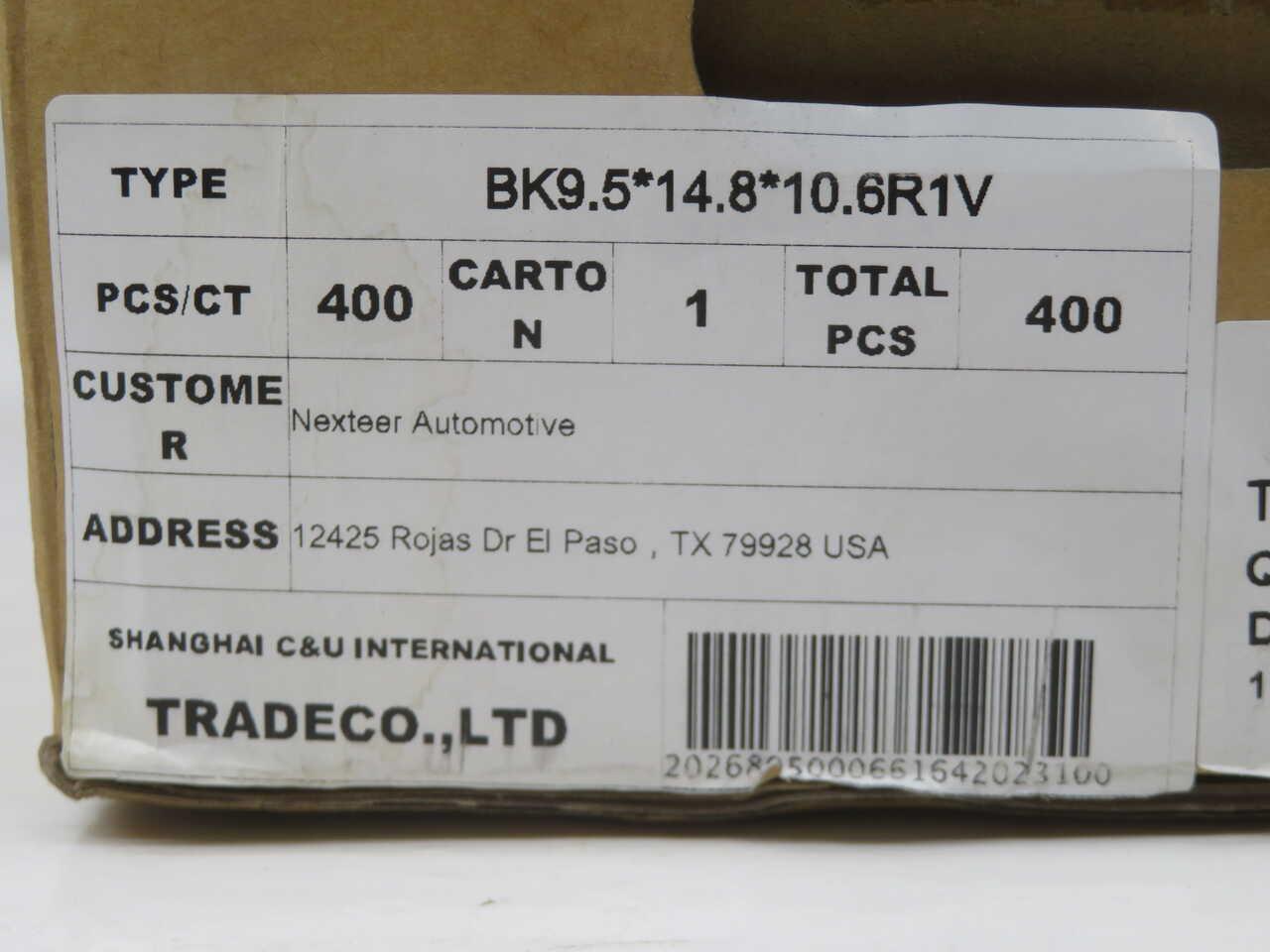C & U #BK9.5X14.8X10.6R1V, Needle Roller Bearing, LOT of 400 - Image 8