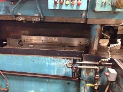 No. 350S Anderson Cook, 9.5" opening, 125 HP, 48" rack box, ext.under arm, 55" str., #22913 - Image 9