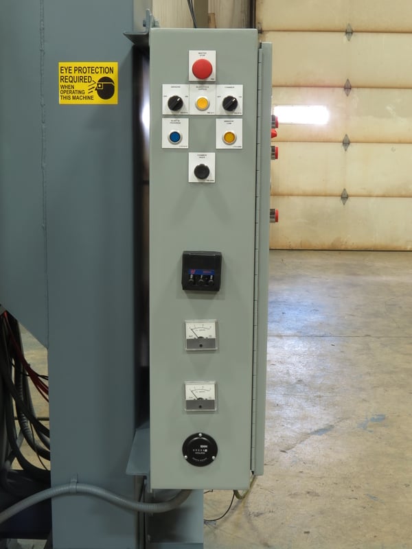 Cardinal #2460, spinner hanger, (2) 7.5 HP direct drive blast wheels, new - Image 4