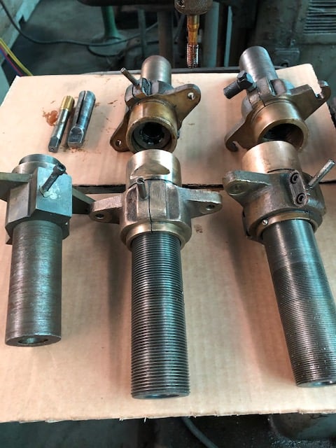 Cleveland #E2/#E1/#E0 lead screw tappers, 3/8"-1" capacity, 12-1/2" throat, 3 HP (3 available) - Image 6
