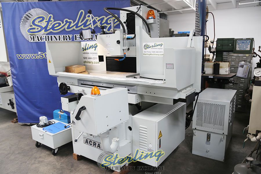 12" x 24" Acra #ASG-1224AHD, 3-Axis, surface grinder (Okamoto Style), electromagnetic chuck, automatic demag - Image 9