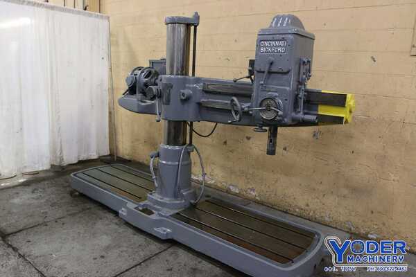 3' -9" Carlton dual base radial drill, 3 HP, power elevation, 10" spindle travel, #67012 - Image 10