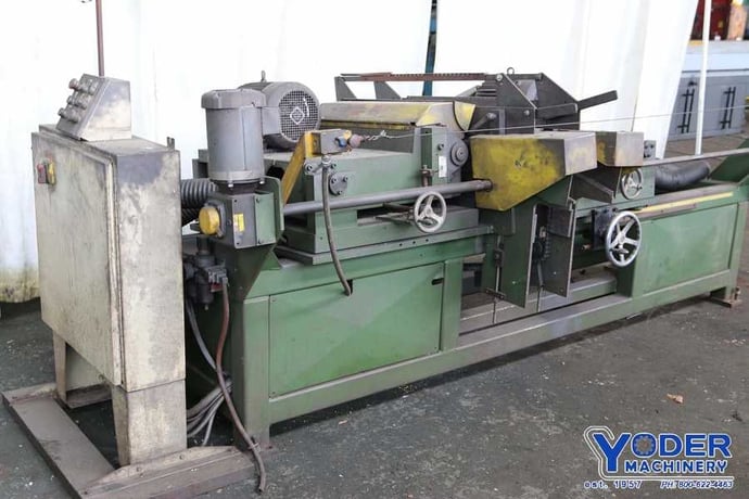 Haven #960-A, 96" double end tube brush deburrer, serial #5995, #68044 - Image 4