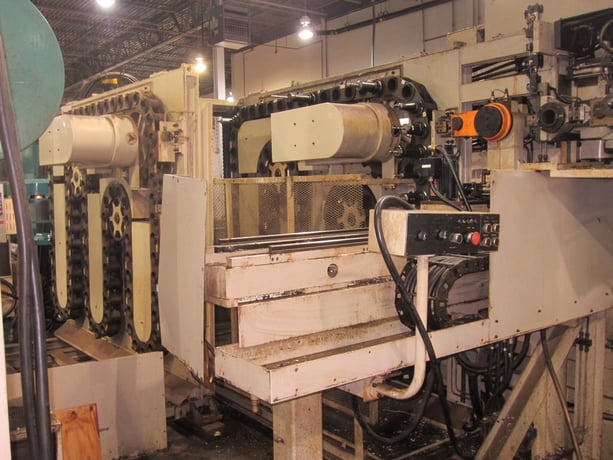 Mitsui-Seiki #HS-5A, 24.8" x 24.8"pallets,.001 deg,Fanuc 15M, 180 automatic tool changer,thru spindle - Image 3