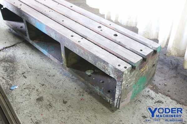 Riser Block, Cast Iron, T-slot, 77" L x 18" W x 15" H, #17606 - Image 10