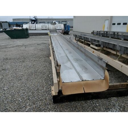24" wide x 27' long, Cardwell #Vib-O-Vey, Stainless Steel vibrating shaker conveyor, #14688 - Image 4