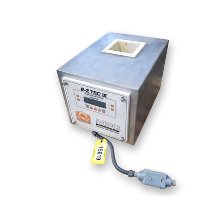 Eriez #EZ-TEC-III-MPC, drop thru metal detector, 6 x 6, Stainless Steel housing, side mounted control panel - Image 1