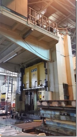 1800 Ton, LVD, hydraulic, double action, 49.2" slide stroke, 39.4" blank hldr stroke, 15.7" cushion stroke - Image 1