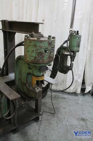 60 Ton, Peddinghaus #PF-60, hydraulic webb & flange, pendant control, 10 HP, #66282 - Image 6
