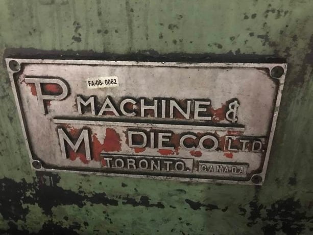 21 Stand, PM Machine Tool rollformer, 4-1/2" arbor, 60" roll space, egual gearing, #70354 - Image 10