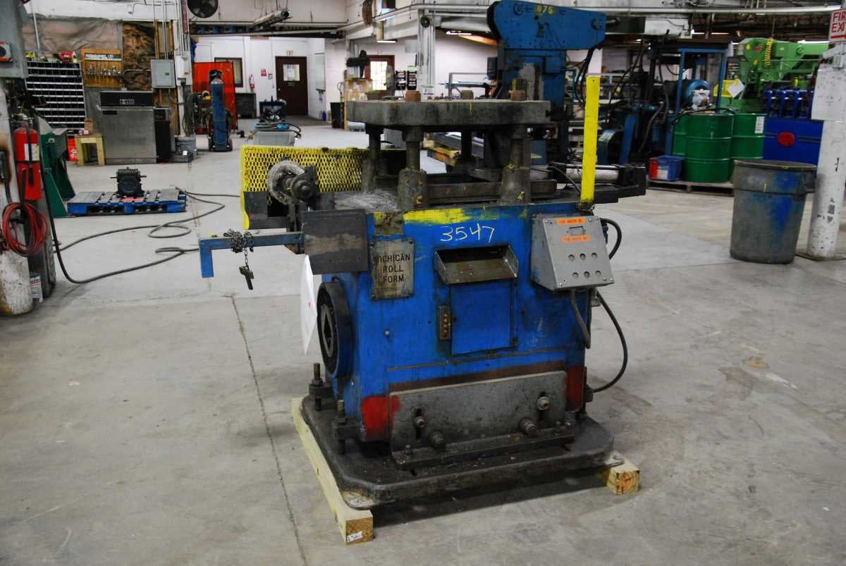 18 Ton, Michigan Roll Form #CO-200-4P, 4-post cut-off press, 3 stroke, #3547 - Image 4