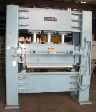 300 Ton, Newman, 12" x 24" (1-elec.platen on slide), approx. 12" daylight & stroke, 20 HP, PLC, #2651C - Image 1