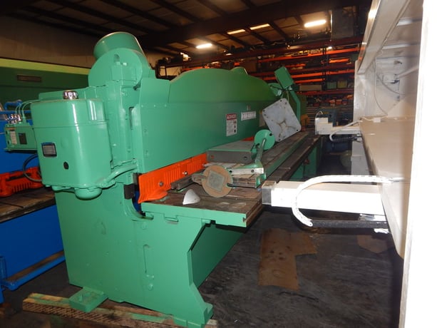 1/4" x 12' Cincinnati #2CC12, 48" prog. back gauge, pneumatic sheet support, 1993 - Image 1