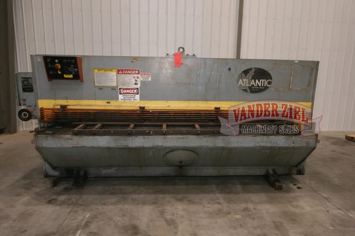 1/4" x 10' Atlantic #HDE, shear, 40" sq arm, hold downs, 15 HP, 10-25 SPM, #13434 - Image 9