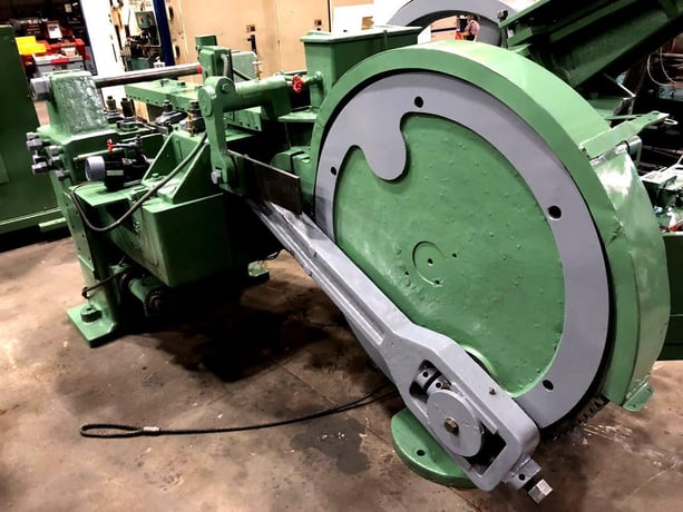 1-1/4" Johns Manville Flat Die #1000-C, hand feed thread roller, 40 SPM, 6-1/8" die pockets - Image 4