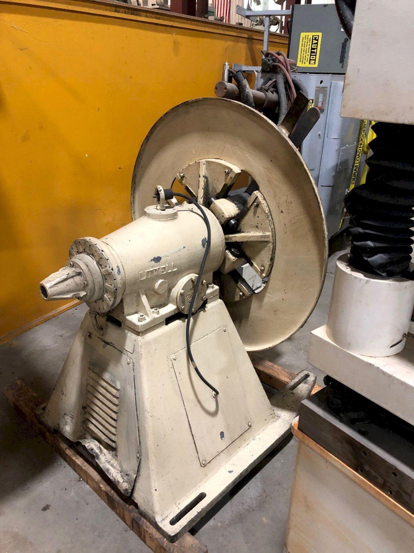 4000 lb. Littell #40-12, non-powered reel, 12" width, 60" outside dimensions, 15"-20" ID, manual expansion - Image 1