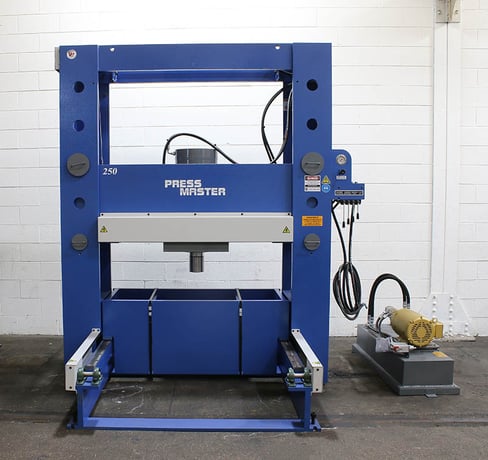 250 Ton, Press Master #RTP-250T, 16" stroke, H-Frame hydraulic press, 4-Axis, #151550 - Image 1