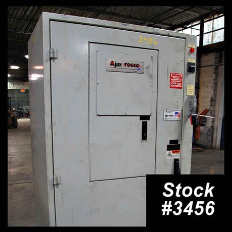 100 KW Ajax Tocco #100-3/10T-08H, annealer, 2" W x 36" L, Encur exchangers, 2006, #3456 - Image 1