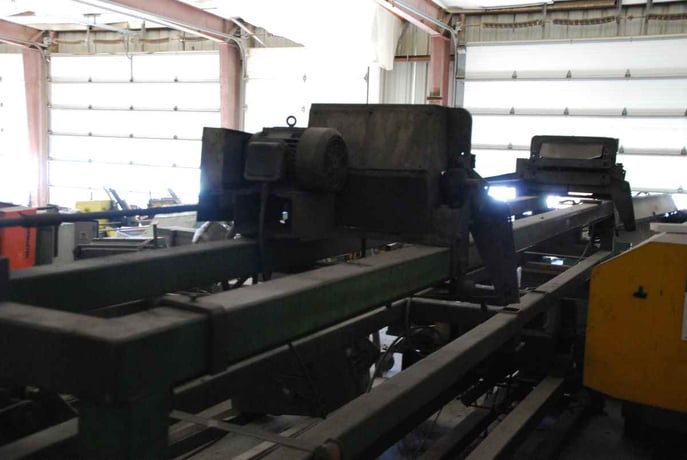 Burrmaster #1, brush deburring machine, 3" OD x 168" max, #1830 - Image 2