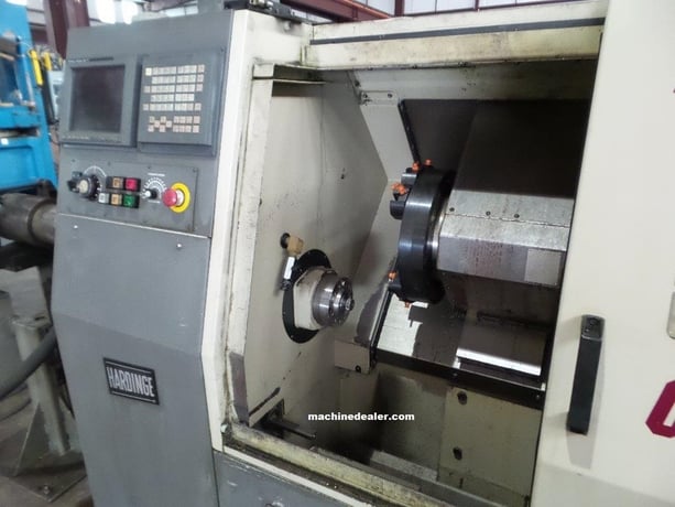 Hardinge #Cobra-42LLC, 10" chuck, 15-3/4" swing, 7-3/4" turn diameter, 5000 RPM, Fanuc 21iT, 1998 - Image 2