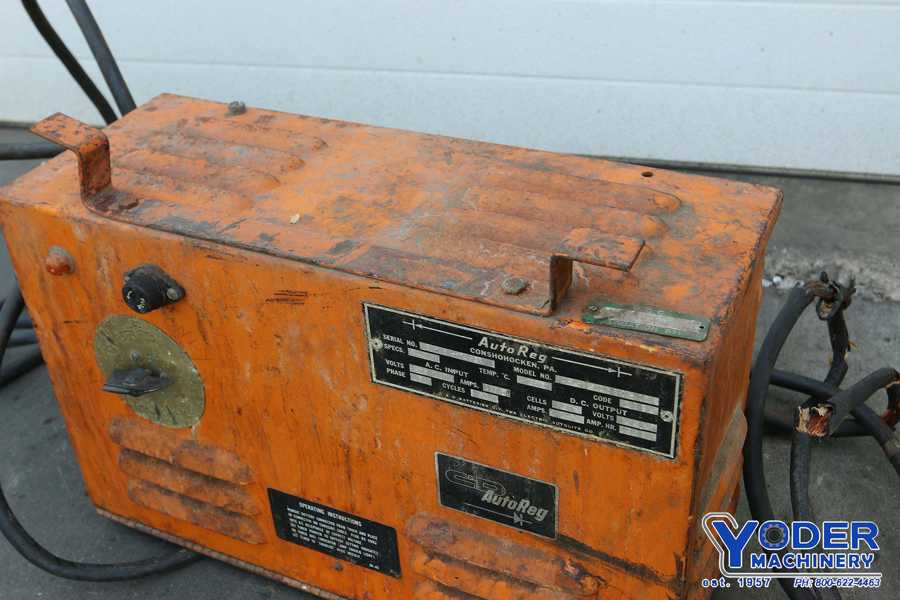 1000 lb. Barrett #TTG-10-TL, power walk behind forklift, 3' 6" L fork, #70814 - Image 6