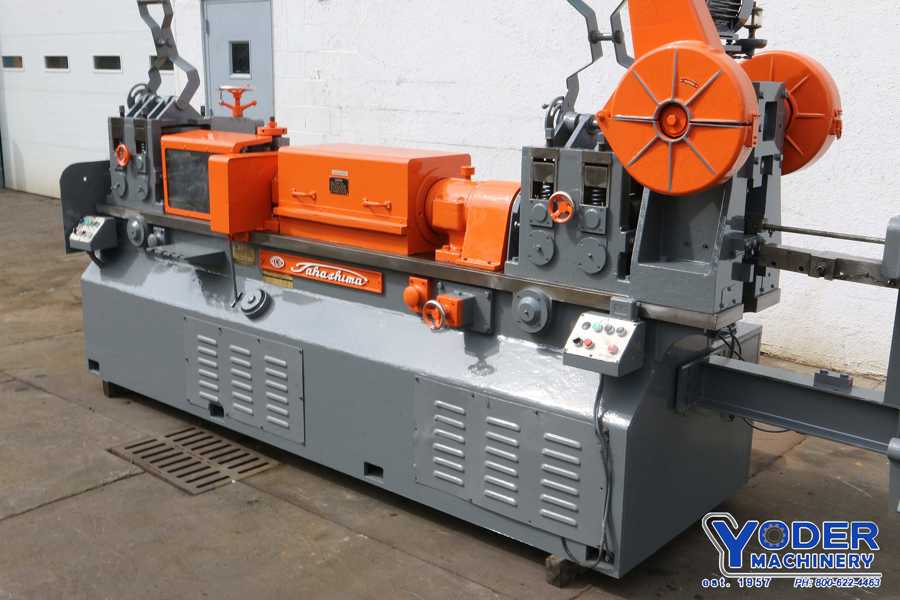 1/4" Takashima #TB-1, high speed wire straightener & cut-off, 100-240 FPM, #70798 - Image 3
