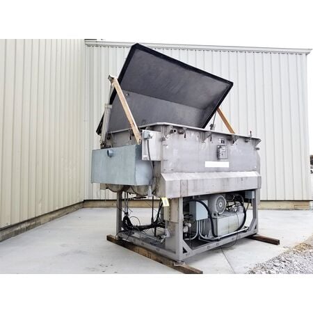 115 cu.ft. American Process, Stainless Steel paddle blender mixer, 66" W x 108" L x 40" D, #16084 - Image 2
