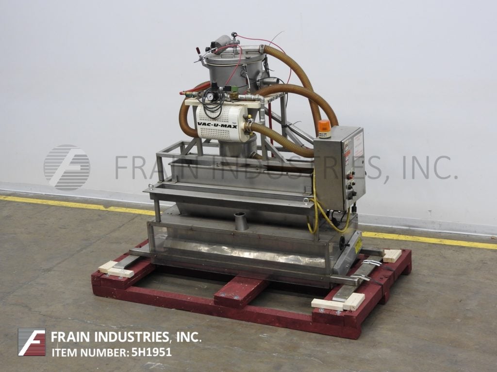 Vac-U-Max #MDL105017.01, vacuum transfer system with topping appl, auto/hand switchto vacuum system - Image 1