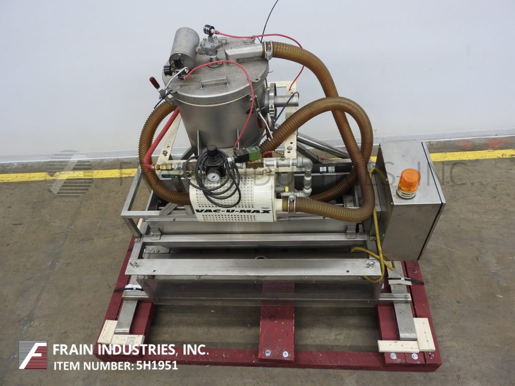 Vac-U-Max #MDL105017.01, vacuum transfer system with topping appl, auto/hand switchto vacuum system - Image 2