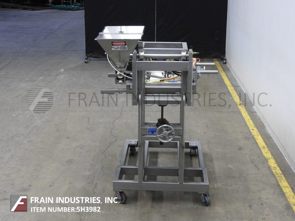 Hinds Bock #6P-08, automatic, 6 head, air operated piston filler, rotary shut-off pneumatic package, e-stop - Image 3