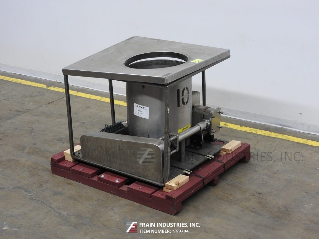 Peters, cream hopper, 35 gallon Stainless Steel storage tank / hopper with rotating sweep and paddle agitation - Image 1
