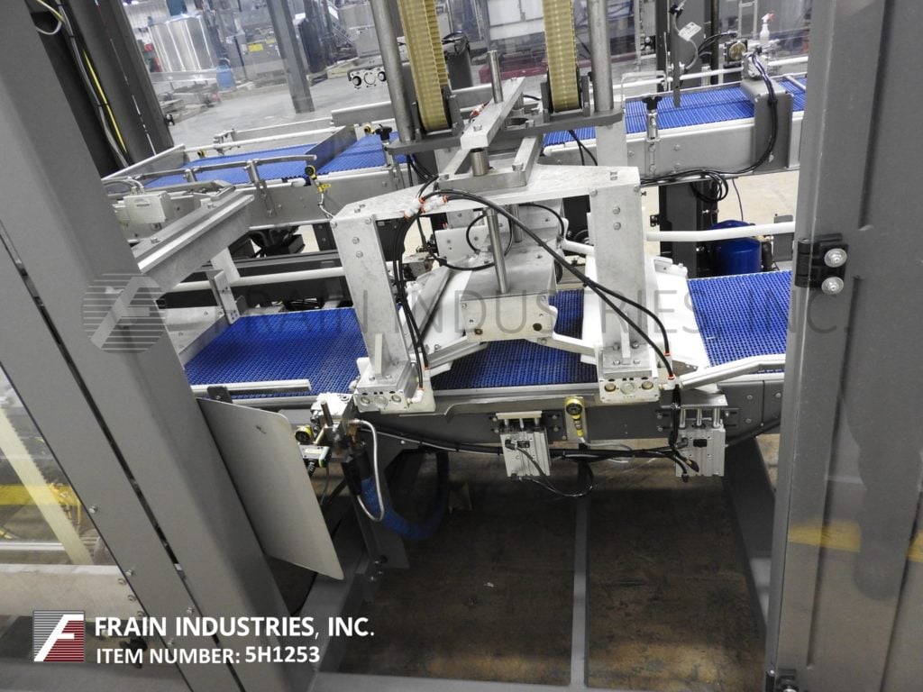 Pearson #GTL-AN1, automatic, all in one, pick and place, case or tray erector, top load packer, hot melt glue - Image 2