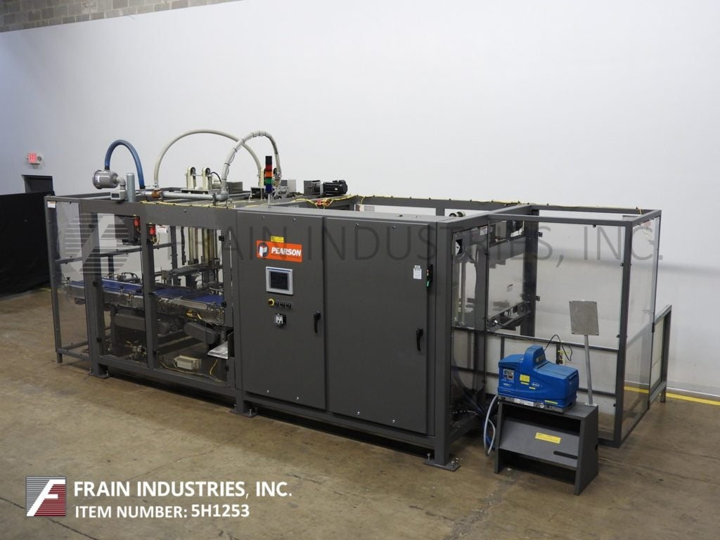 Pearson #GTL-AN1, automatic, all in one, pick and place, case or tray erector, top load packer, hot melt glue - Image 5