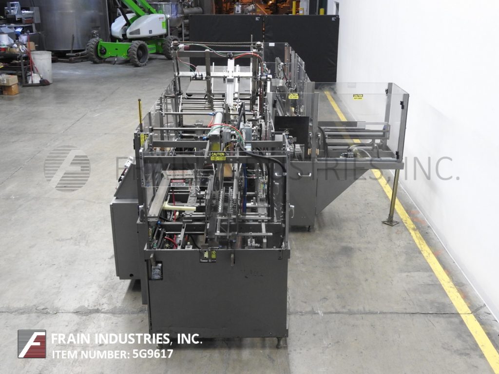 Thiele #410, automatic, horiztontal, case erector, packer and hot melt glue sealer, 5-20 cases per minute, 3 - Image 3