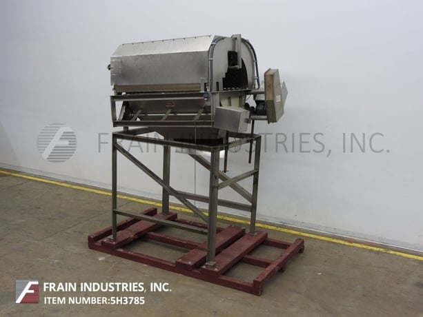 Franken USA / Stat Mfg Ltd, Stainless Steel perforated rotary washer, 31" ID x 54" L Stainless Steel rotary - Image 5