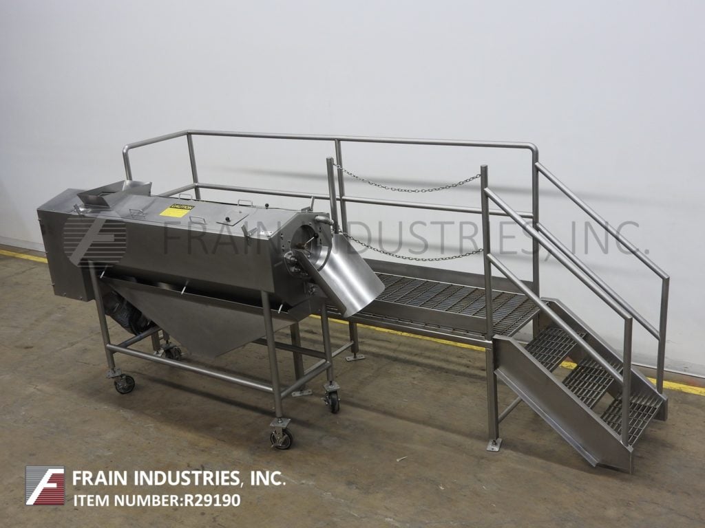 Magnuson #WSO3060, Stainless Steel, brush style, washer, scrubber, peeler, 8000 product/hour, A/B vari-speed - Image 1