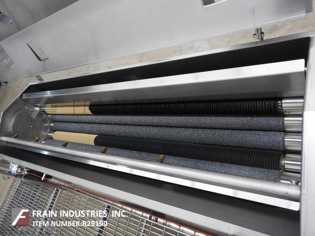 Magnuson #WSO3060, Stainless Steel, brush style, washer, scrubber, peeler, 8000 product/hour, A/B vari-speed - Image 2