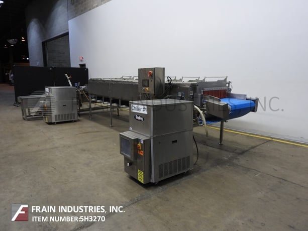 Stainless Steel, steam tunnel & cooling trough, top flip up covers, side steam distributors - Image 3