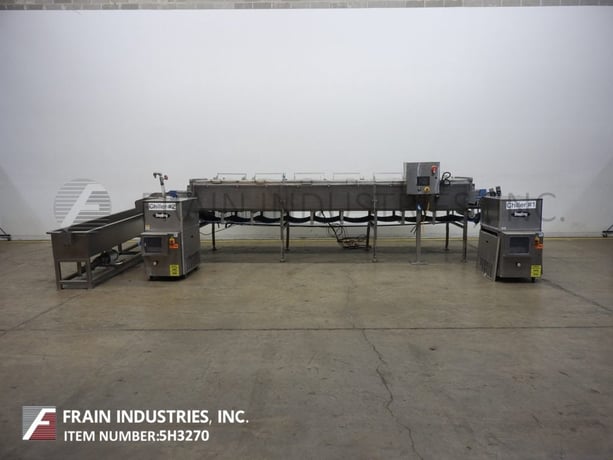 Stainless Steel, steam tunnel & cooling trough, top flip up covers, side steam distributors - Image 4