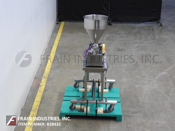 Volumetric Technologies, semi-automatic, 316 Stainless Steel, single head, table top piston filler, with - Image 3